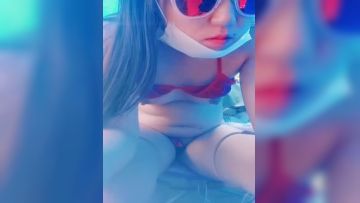 小可爱平台(原卡哇伊)颜值不错户外小妖精直播大秀 户外激情自慰十分诱人