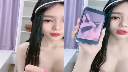 极品黑丝苗条巨乳妹淫声浪语，道具调戏粉嫩小穴互动撩人